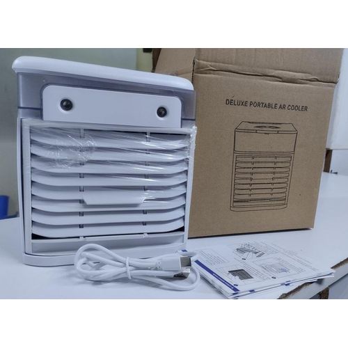 New Portable Ultra Air Cooler USB Cooling Fan Personal Air Conditioner with LED