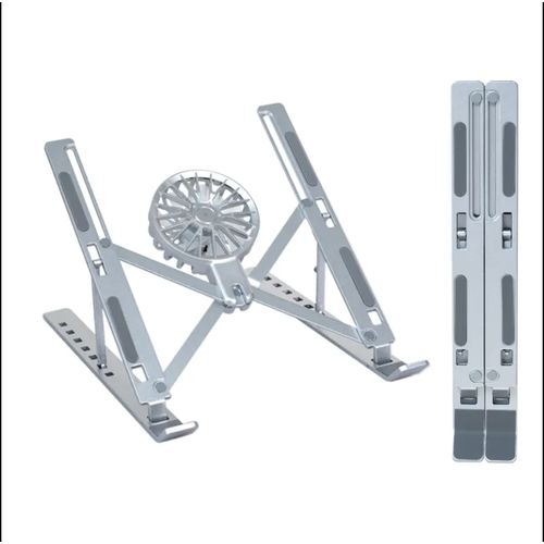 Aluminum Alloy Foldable Laptop Cooler Fan Stand Low Noise Laptop Stand Computer Stand