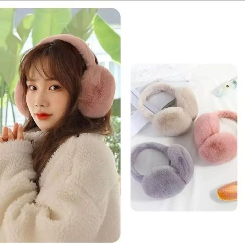 General Winter Warm Earmuffs Cute Plush Fur Headphones Ear Warmer