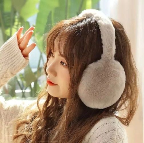 General Winter Warm Earmuffs Cute Plush Fur Headphones Ear Warmer