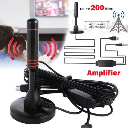 Indoor Amplified HD Digital TV Antenna, VHF Or UHF Amplifier