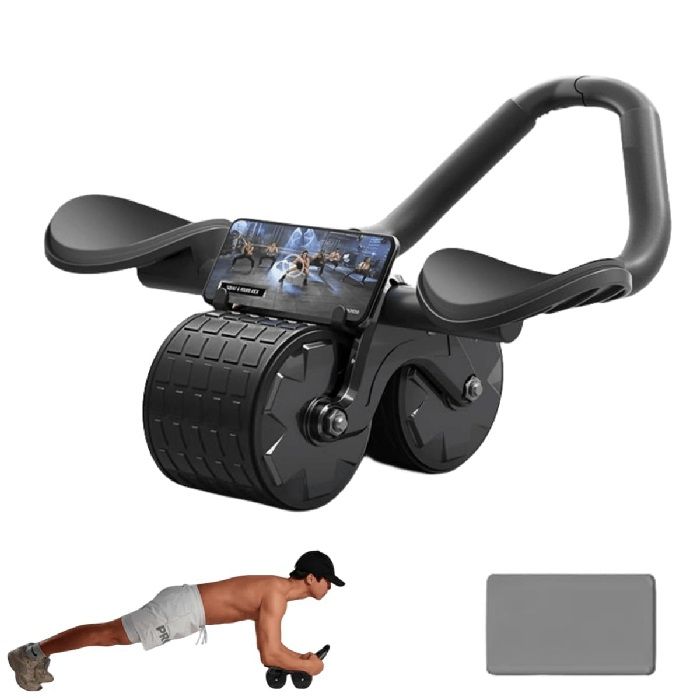 Abdominal Wheel Automatic Rebound Muscle Wheel Elbow Brace WITH Timer