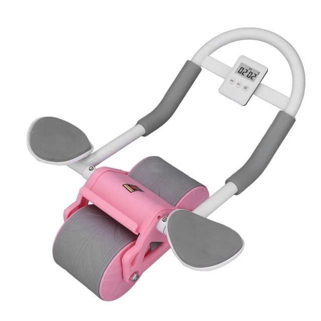 Abdominal Wheel Automatic Rebound Muscle Wheel Elbow Brace WITH Timer