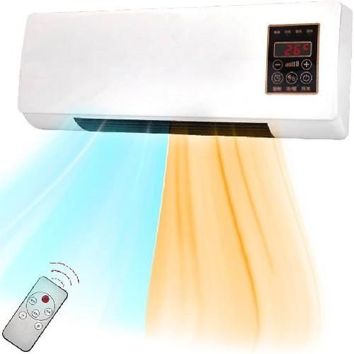 Mini Wall Mounted 1800w Electric Home Heater Air Conditioner