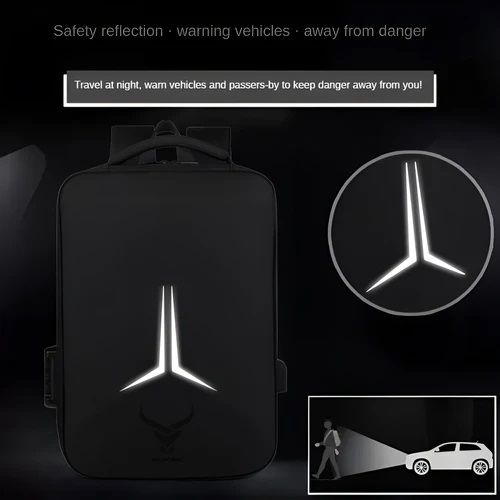 WATERPROOF DESIGN: The backpack is crafted from durable Oxford fabric with a waterproof coating, ensuring your belongings stay dry even in wet conditions, safeguarding your laptop and other electronic