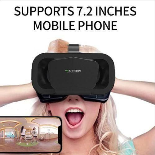 VR SHINECON VR glasses For 4.7-7.0 Inches/Android/WIN/IOS Smartphone Head-mounted 3D VR Headset Virtual Reality Glasses For Phone Movies Video Games