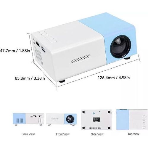 Home Mini Projector Support SD Card HDMI Interface