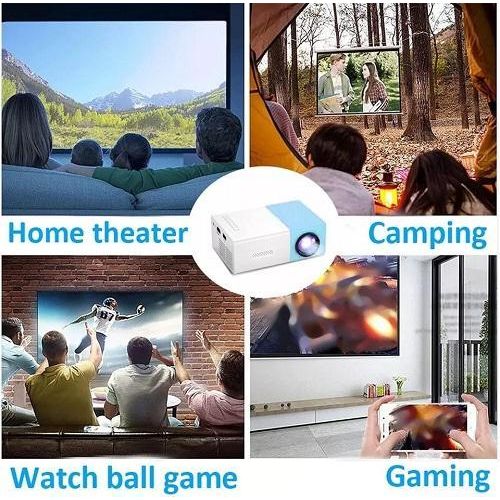 Home Mini Projector Support SD Card HDMI Interface