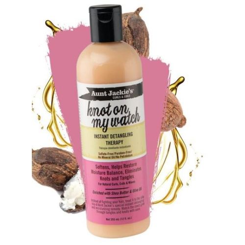Aunt Jackie'S Knot On My Watch Instant Hair Detangling Therapy with Shea & Olive oil for Natural Curls, Coils and Waves