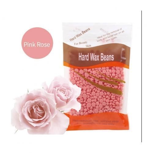 Hard Wax Beans Hair Removal ROSE Fragrance-100g
