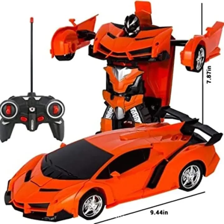 CAR TOY. Remote Control 2 - In - 1 Transforming Car Toy,high - quality, environmentally friendly and non-toxic materials. The body shell is sturdy and durable, effectively preventing collision damage.
