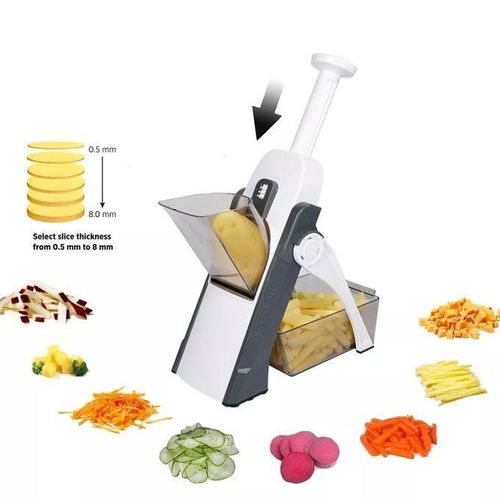 All In 1 Vegetable Safe Mandoline Slicer Cutter Chopper