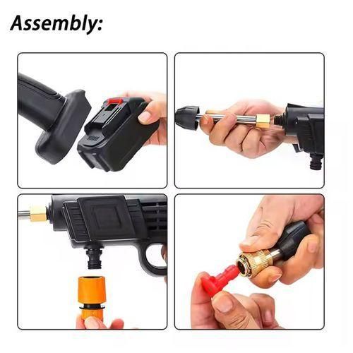 *Wireless Car Wash Spray Gun Machine With 2 Portable Lithium Battery* *(96Vh Lithium-ion Batteries)*