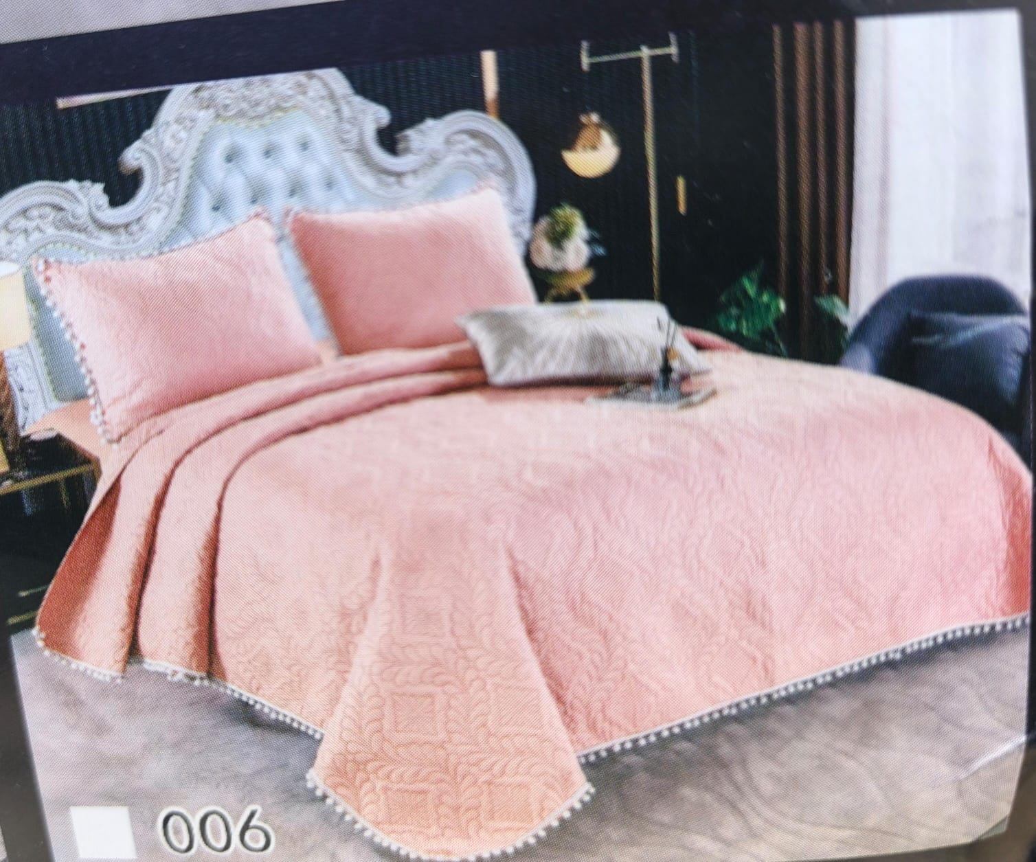 TC Bedcover, one bedsheet and two pillowcase size 6*6