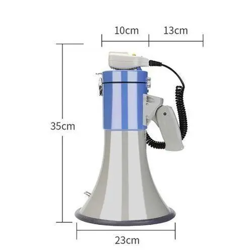 Outdoor Handheld Megaphone Speaker Booth 50W High Power