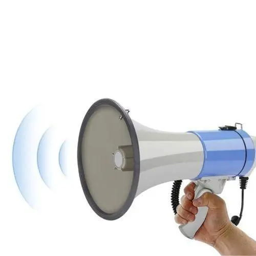 Outdoor Handheld Megaphone Speaker Booth 50W High Power