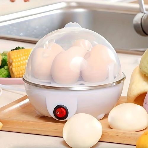 EGG BOILER. Single Egg Boiler, Stainless steel flat heating plate, easy to wash, high build quality and easy and fast operation, Safe automatic power turn-off and over-temperature protection functions