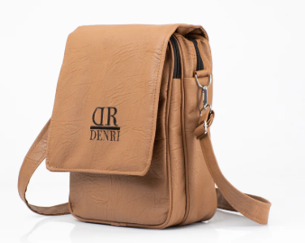 Denri Unisex Crossbody Bag – Perfect for a Casual Look, Stylish Leather Design, Multiple Pockets for Organization, Versatile and Durable, Ideal for Everyday Use, Sleek, Functional, and Fashion-Forward