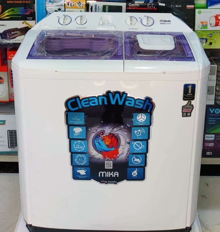 Mika MWM12110, 10Kg, Twin Tub Washing Machine (1 YR WRTY)