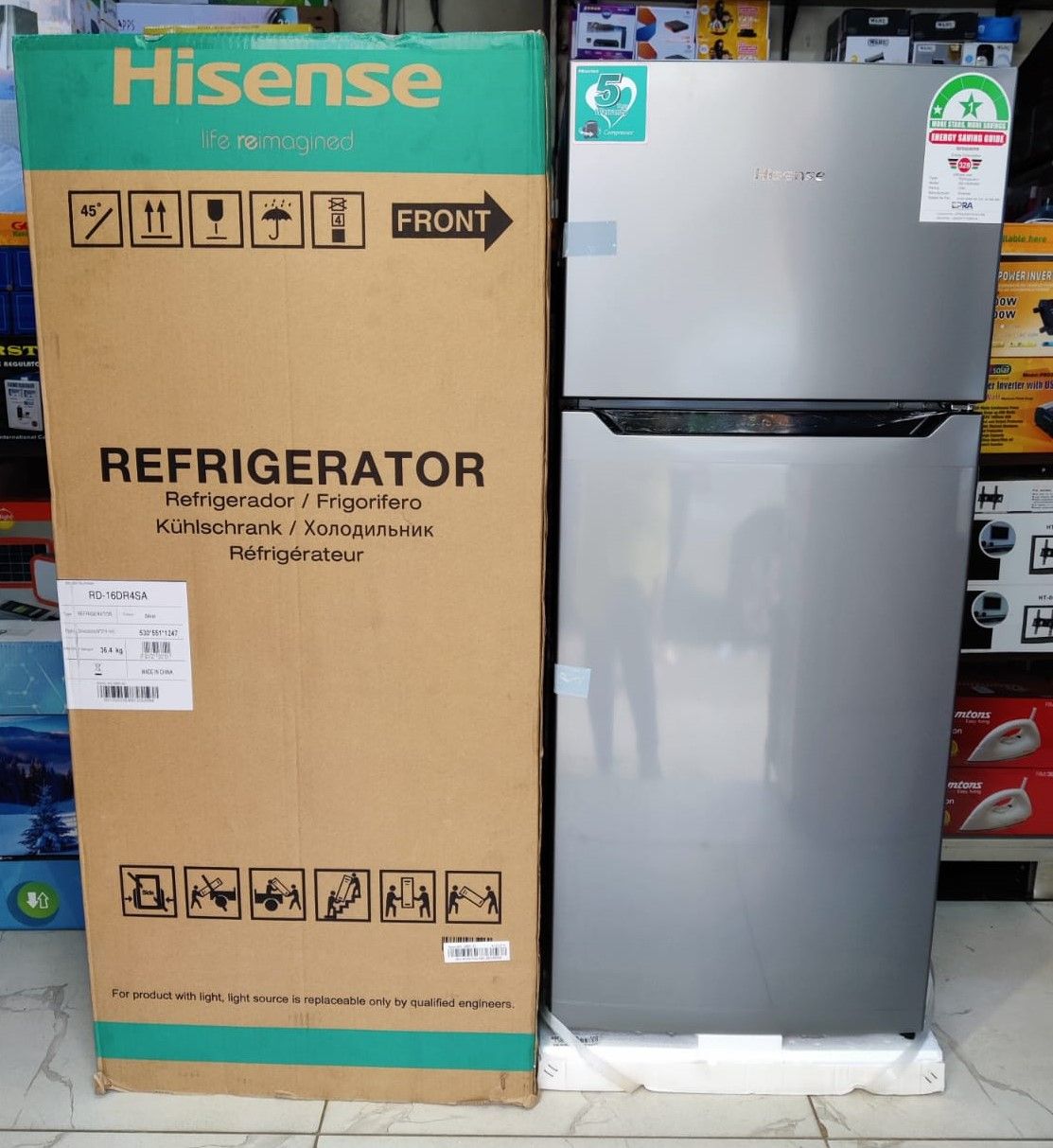 Hisense REF120DR 120L Double Door Fridge