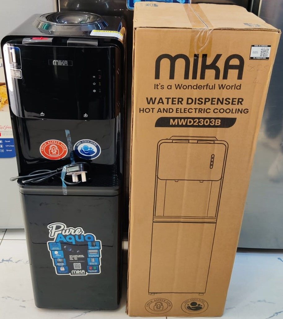 TODAY ONLY!! Mika Hot & Cold Water Dispenser - Black (1 YR WRTY)