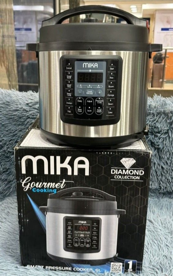 Mika 6L, 1000W Electric Pressure Cooker