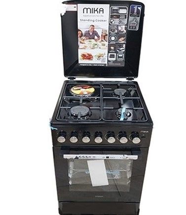 Mika 50*60, 3 Gas +1 Electric Free Standing Gas Cooker With Electric Oven