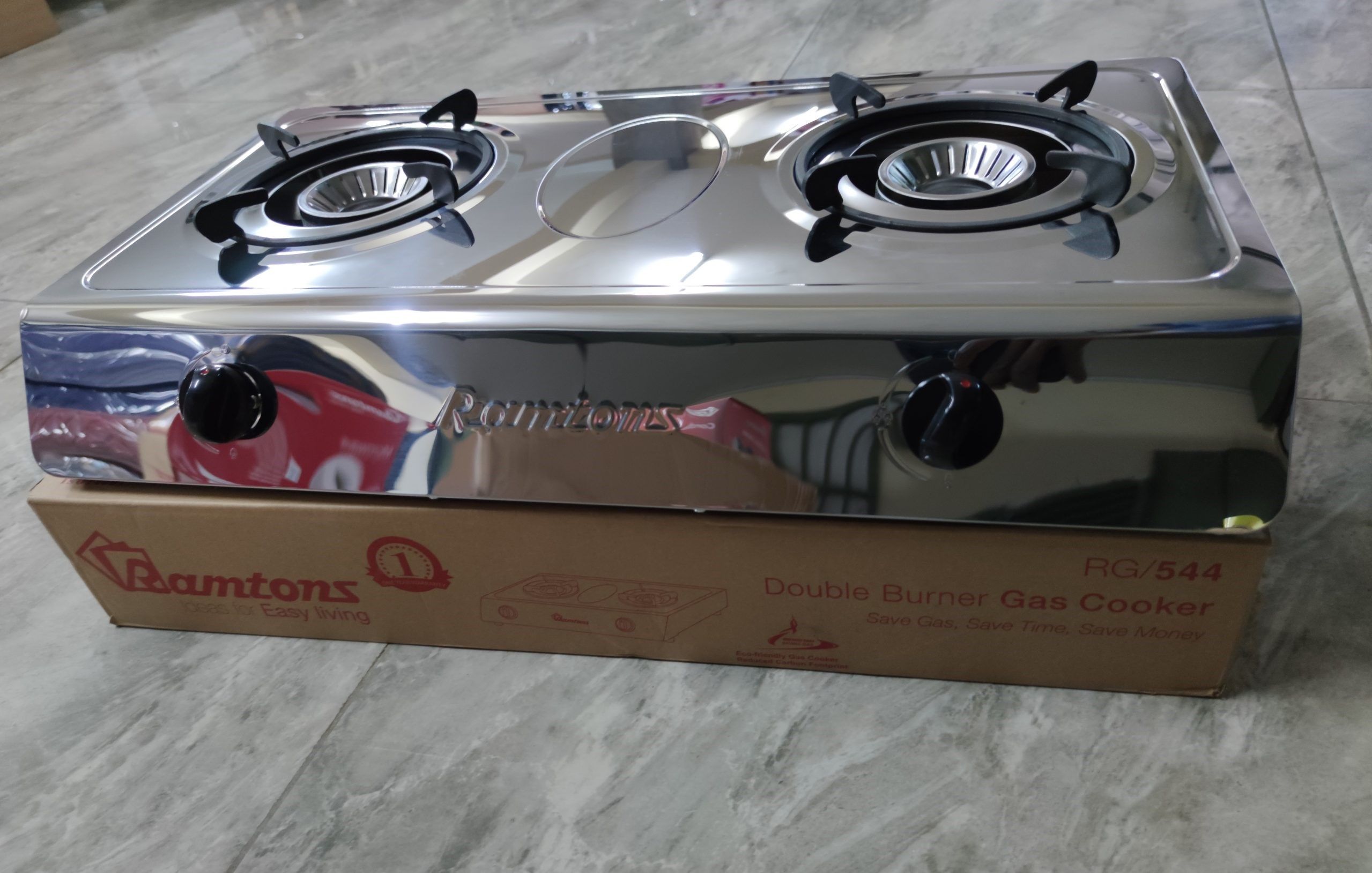 Ramtons RG/544, Double Burner Gas Cooker