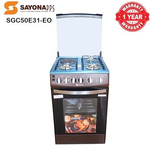 SAYONA 50*50, 3G+1E, Standing Cooker + Electric Oven