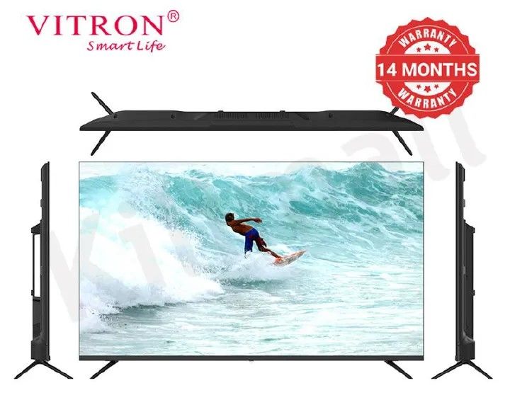 Vitron HTC5068US 50”Inch Smart Android 4K UHD LED TV - Black (1YR WRTY)