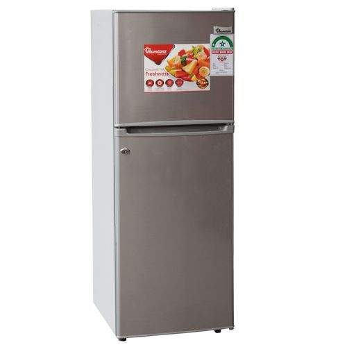 TODAY ONY!!!  Ramtons RF/173, 2 Door Direct Cool Fridge, 128 Litres - Silver (1YR WRTY)
