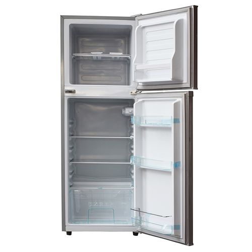 TODAY ONY!!!  Ramtons RF/173, 2 Door Direct Cool Fridge, 128 Litres - Silver (1YR WRTY)