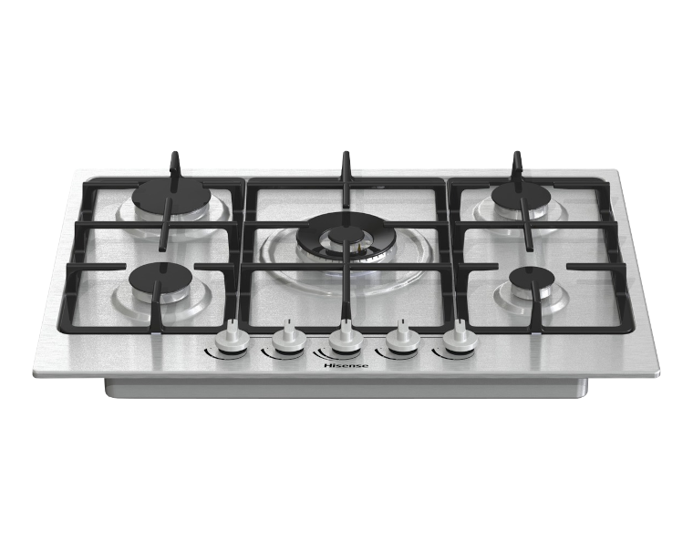 Hisense HHU90GASS Built-in 90x60 Gas Hob 5 Burner With Wok Burner