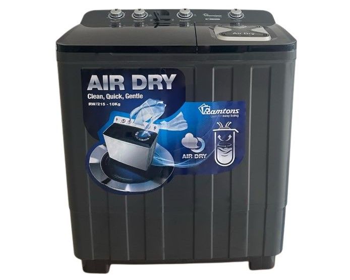 RAMTONS RW/215 - 10Kg Twin Tub Washing Machine