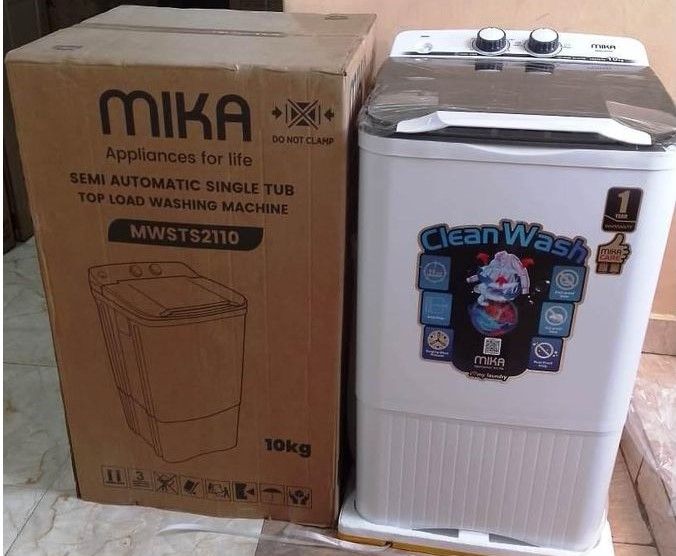 Mika 10Kg Single Tub Washing Machine (1 YR WRTY)