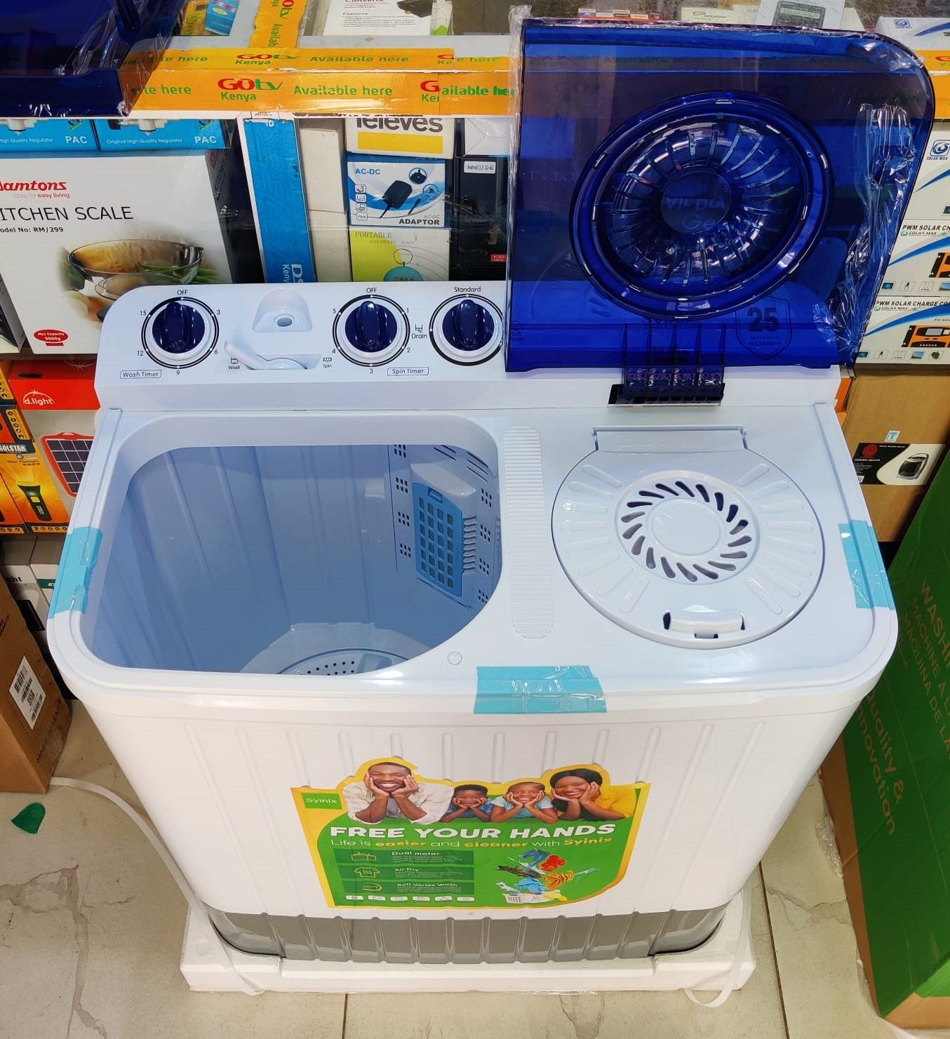 Syinix 10kg Twin Tub Washing Machine