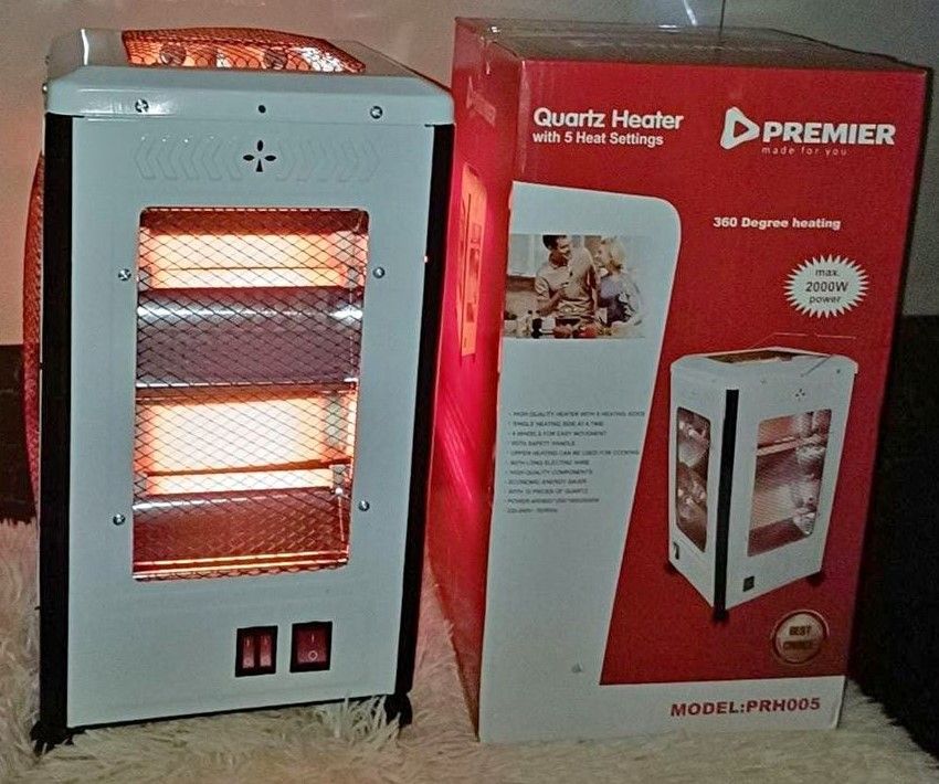 Premier 4- Sided Quartz Heater- 2000W