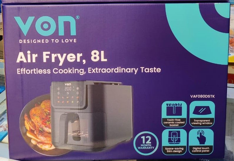 TODAY ONLY!!! VON 8L Digital Air Fryer