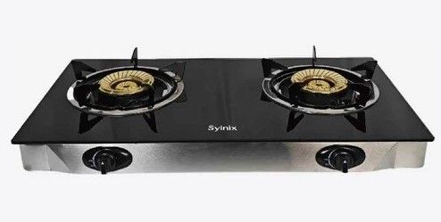Syinix Double Burner Glass Top Gas Cooktop