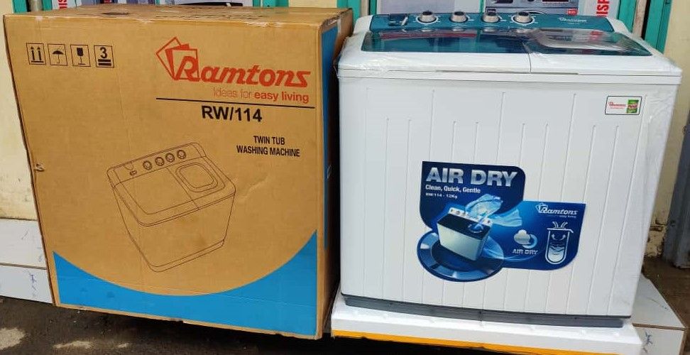 SUPA OFFER!! RAMTONS RW/114 - 12KG  Jumbo Twin Tub Washing Machine