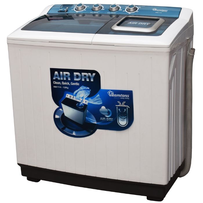 SUPA OFFER!! RAMTONS RW/114 - 12KG  Jumbo Twin Tub Washing Machine