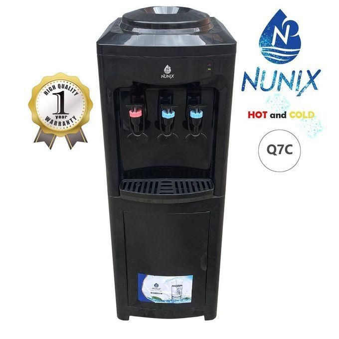 Nunix Q7C -  Hot, Normal And Cold Water Dispenser - Black