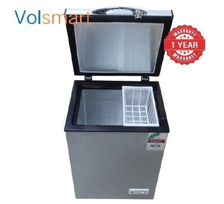 VOLSMART 110L Chest Freezer - Silver