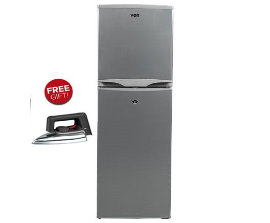 VON Hotpoint 134L Double Door Fridge + FREE GIFT