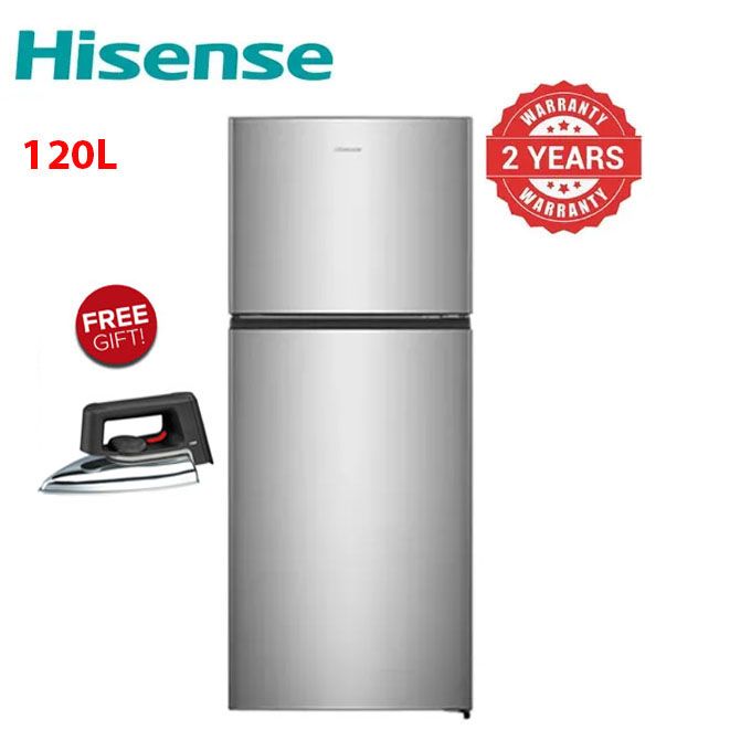 Hisense REF120DR - 120L Double Door Fridge + GIFTS