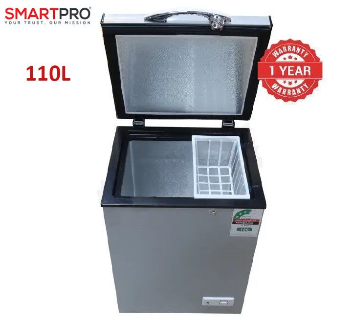 TODAY ONLY!! SMARTPRO 110L Chest Freezer - Silver