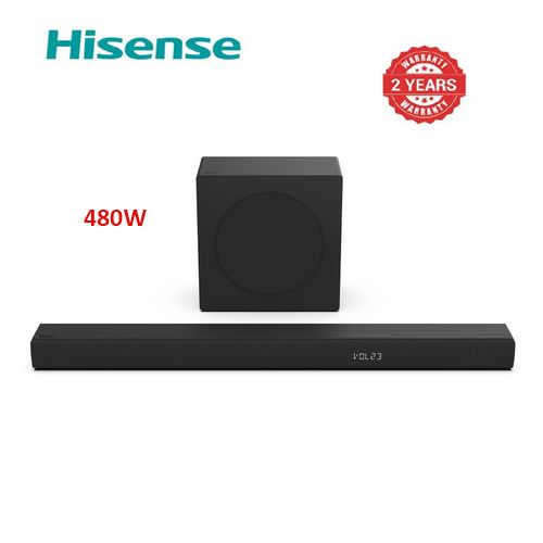 [ ORIGINAL ] Hisense HS3100 - 480W, 3.1 CH Bluetooth Soundbar