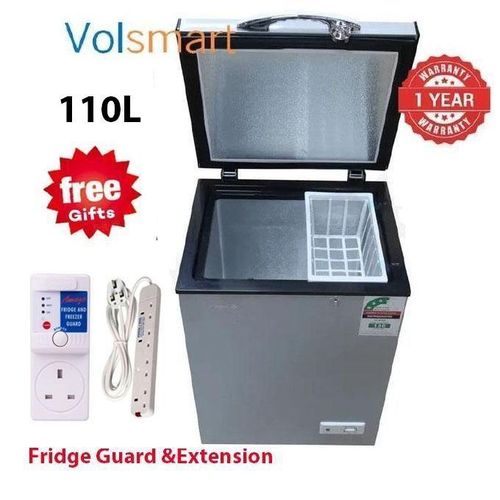 VOLSMART 110L Chest Freezer - Silver