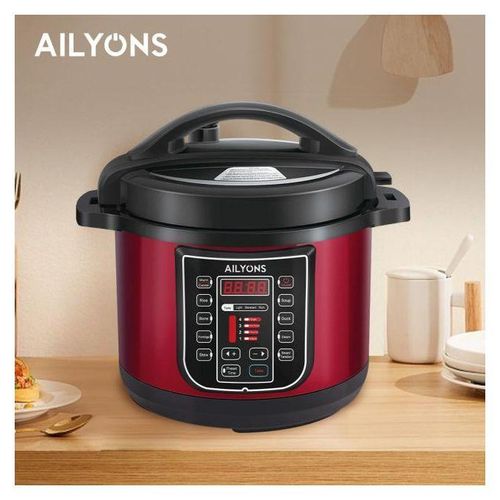 AILYONS LS-A4-6L, 1000Watts Electric Pressure Cooker - 6L