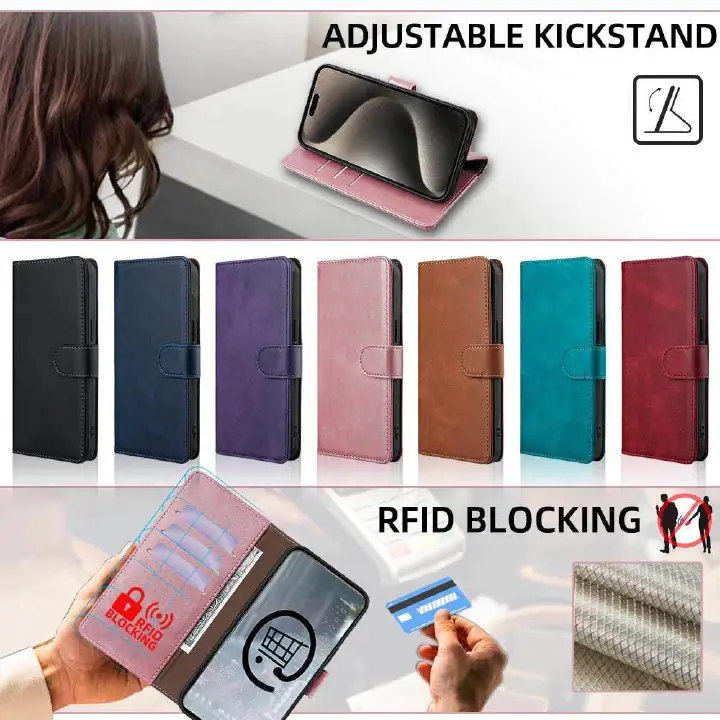 Flip Cover For Infinix Hot 50 Pro+ Plus Hot 50i Smart 9 Note 40 Pro 40i Smart 8 4G/Infinix Smart 8 HD Note 30 VIP Hot 30 Play Leather Durable Wallet Covers